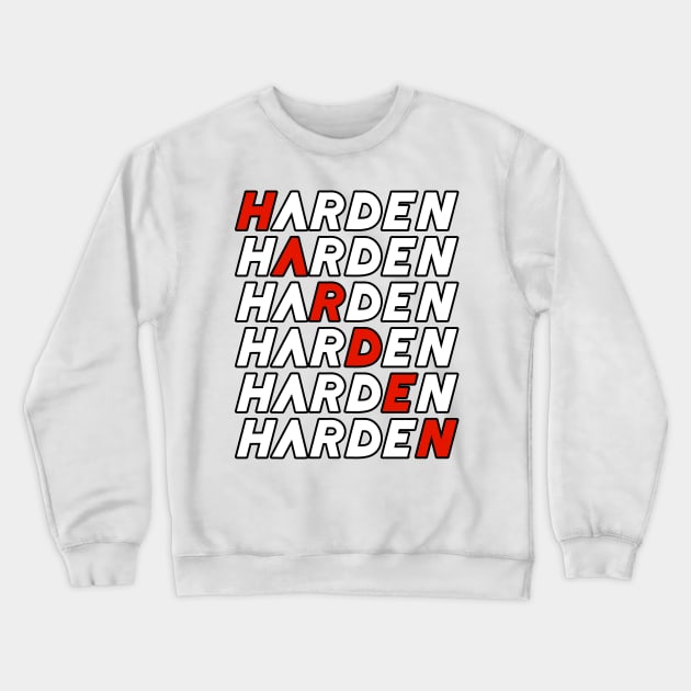 James Harden Crewneck Sweatshirt by teakatir